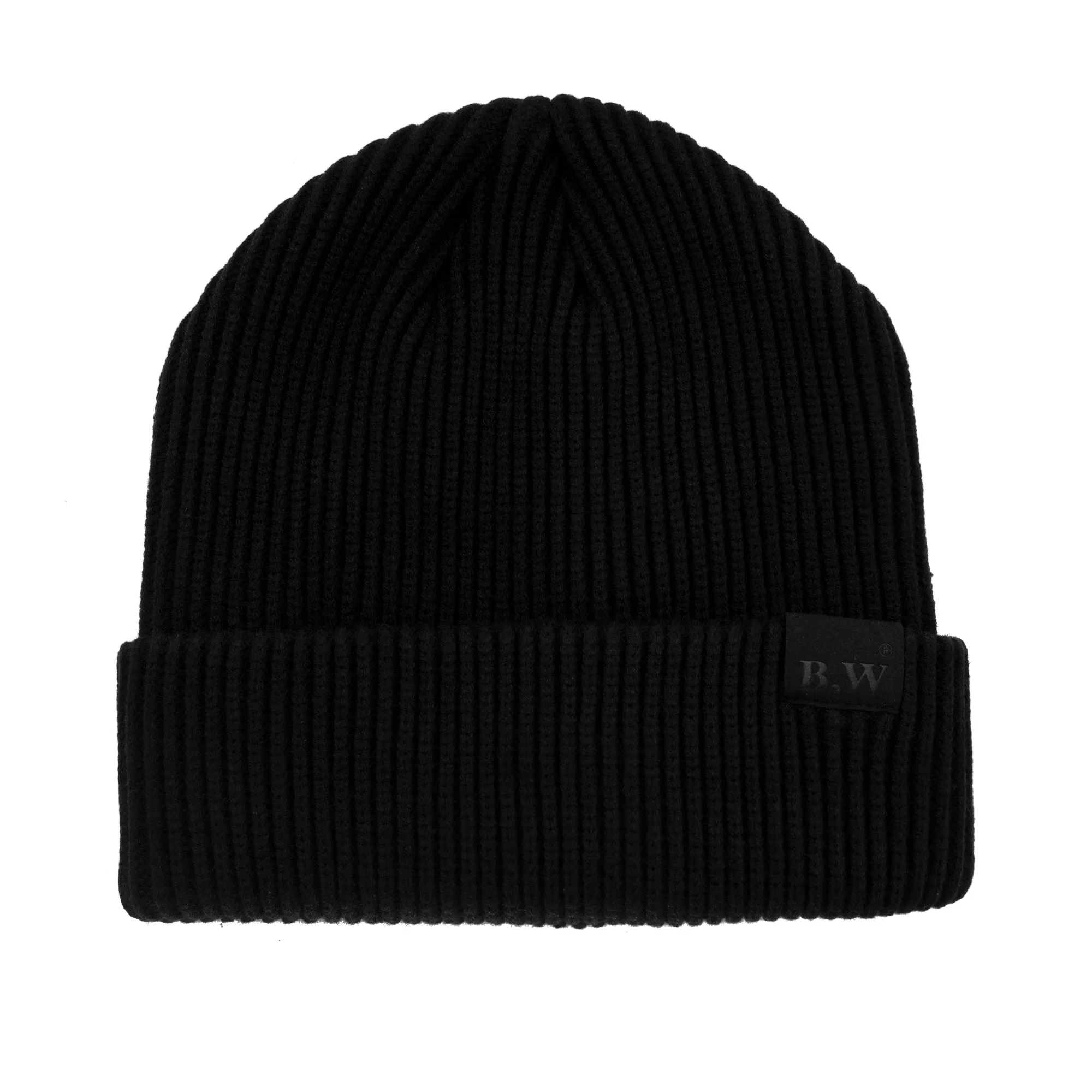 Men's Satin Lined Fischer Cap - Black