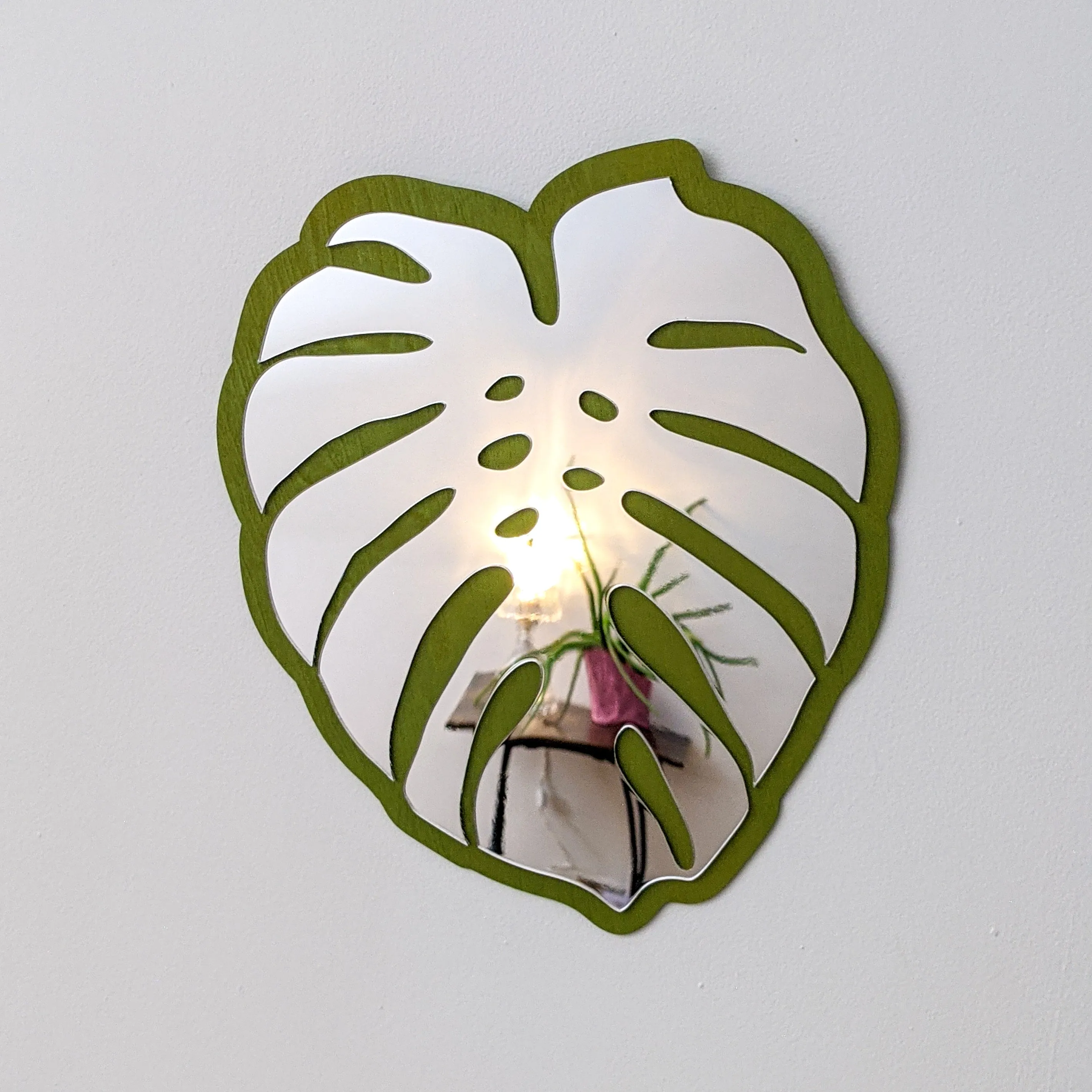 Monstera Leaf Mirror