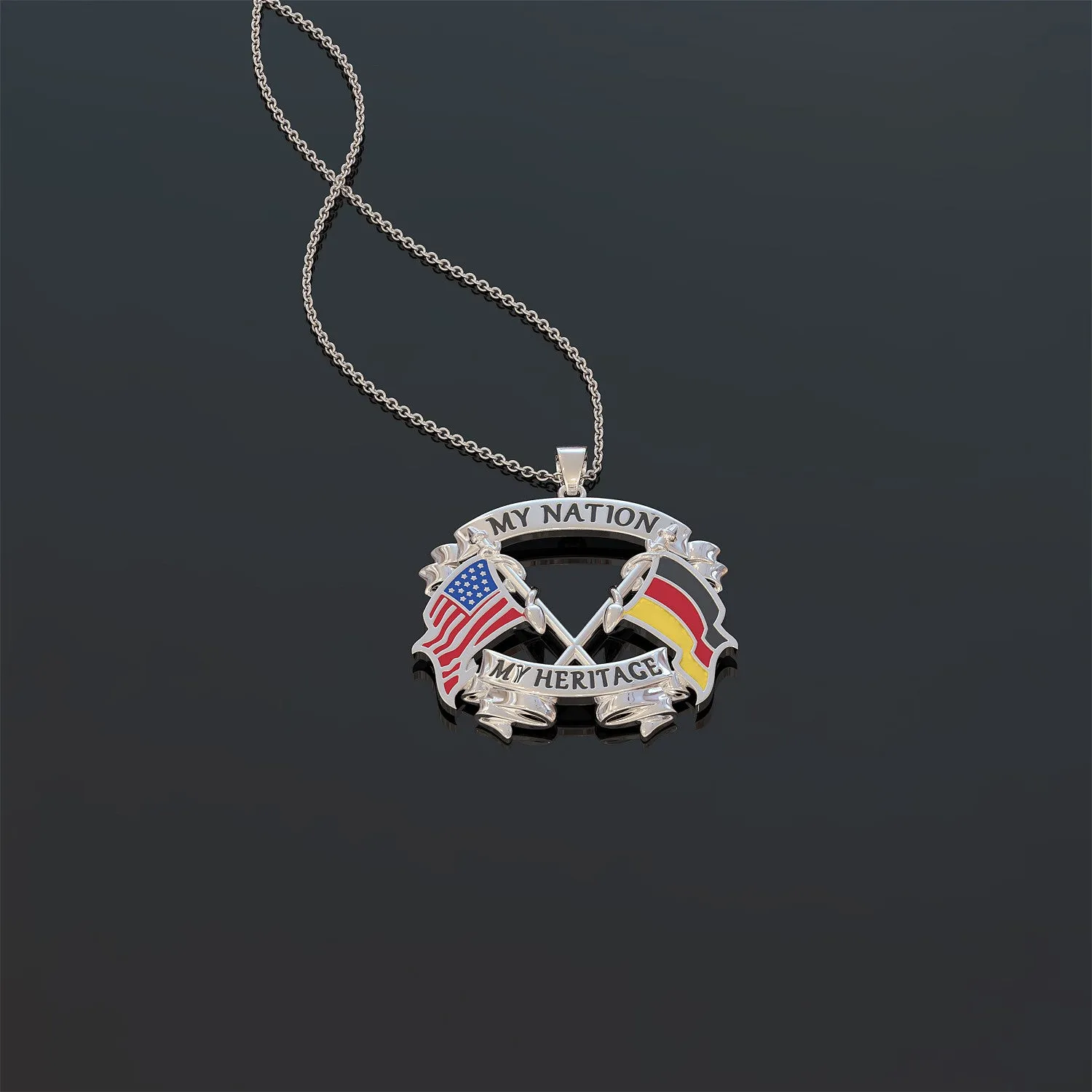 My Nation My Heritage German Necklace