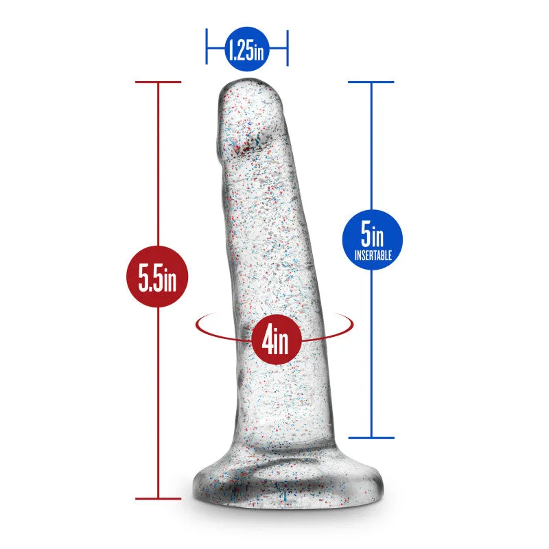 Naturally Yours - 5.5 Inch Glitter - Sparkling Clear