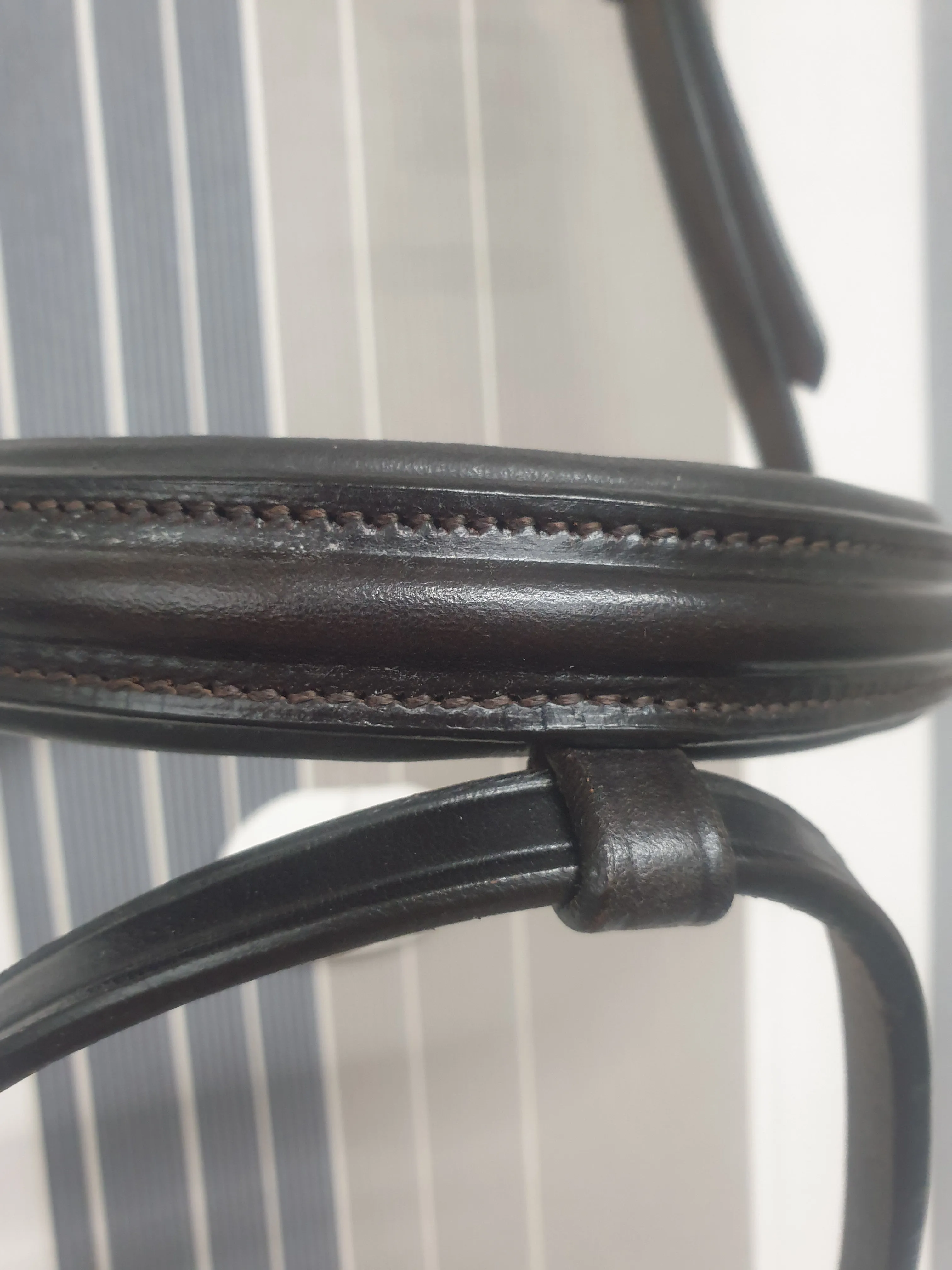 NEW WITH TAGS Brown leather cob soft noseband FREE POSTAGE 🟢