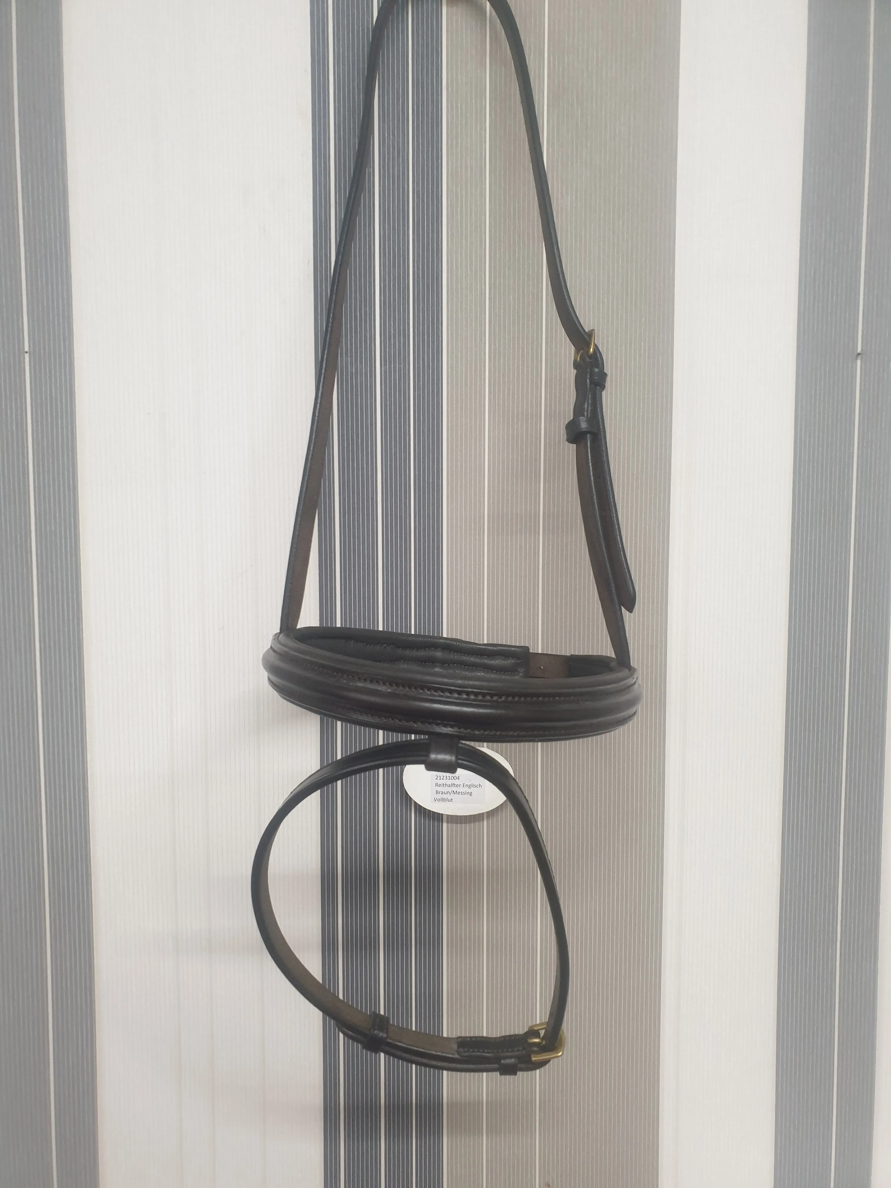 NEW WITH TAGS Brown leather cob soft noseband FREE POSTAGE 🟢