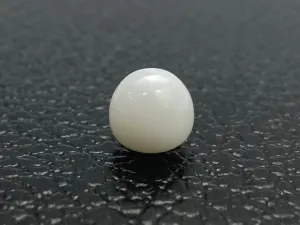 No.02 100% Natural Tridacna Pearl white Clam Pearl, 7.220 carat, 9.82mm x 9.31mm