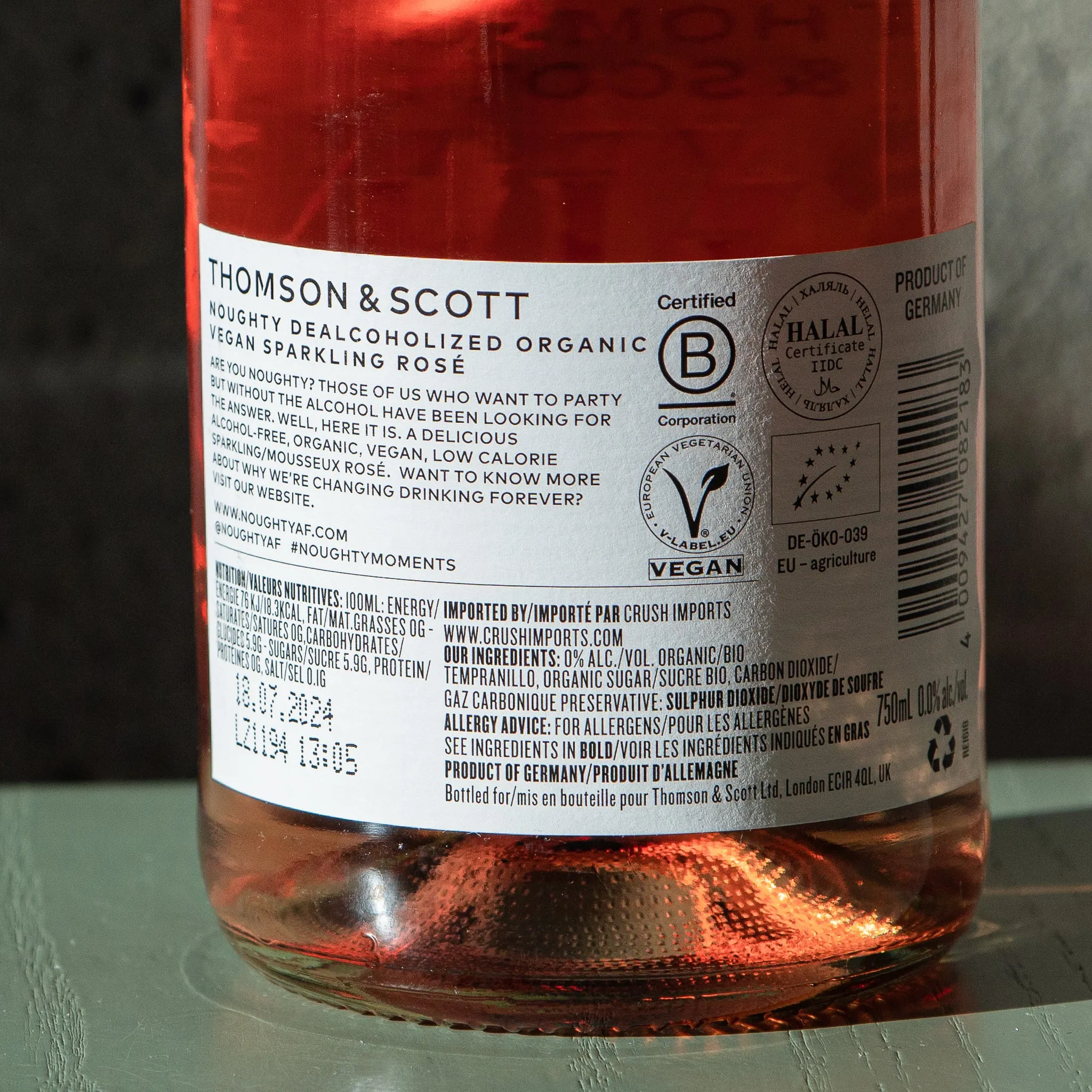 'Noughty' Sparkling Rosé by Thomson & Scott