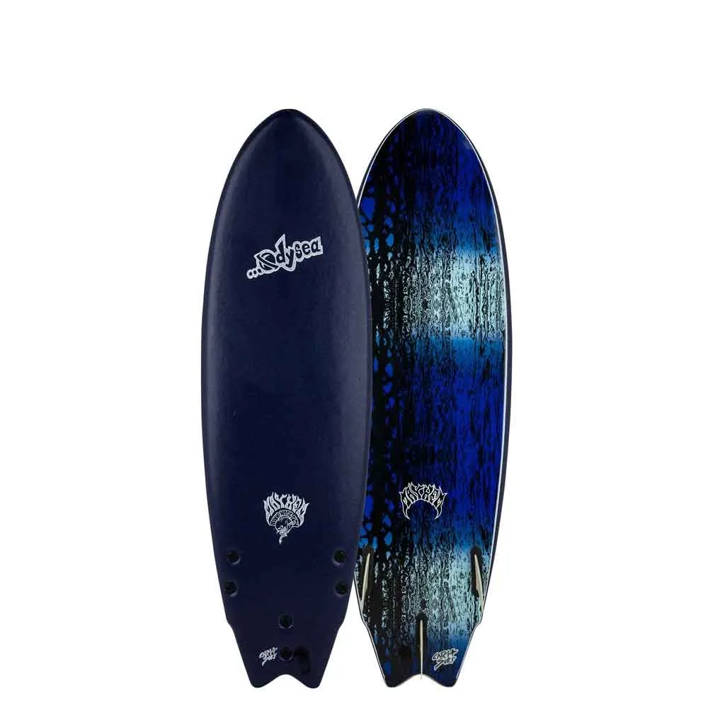 ODYSEA X Lost Round Nose Fish 5'11 Soft Surfboard - Midnight