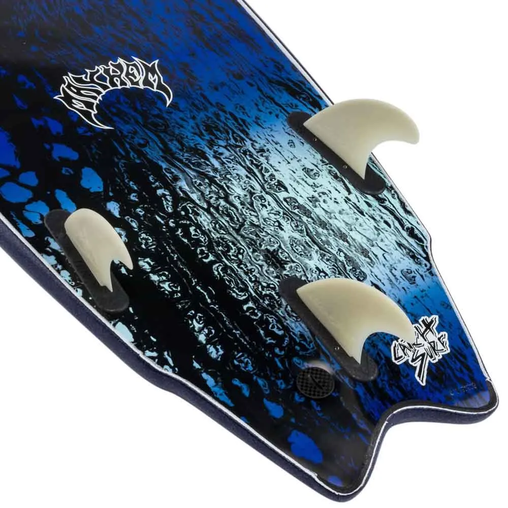 ODYSEA X Lost Round Nose Fish 5'11 Soft Surfboard - Midnight