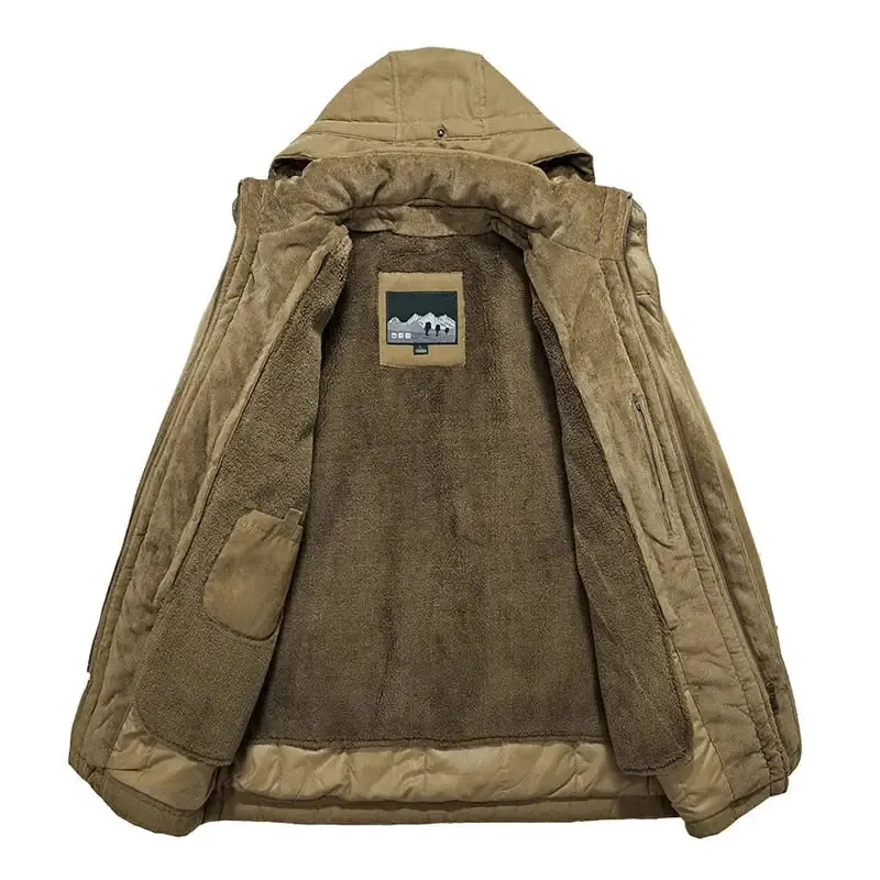 Parka camouflage homme