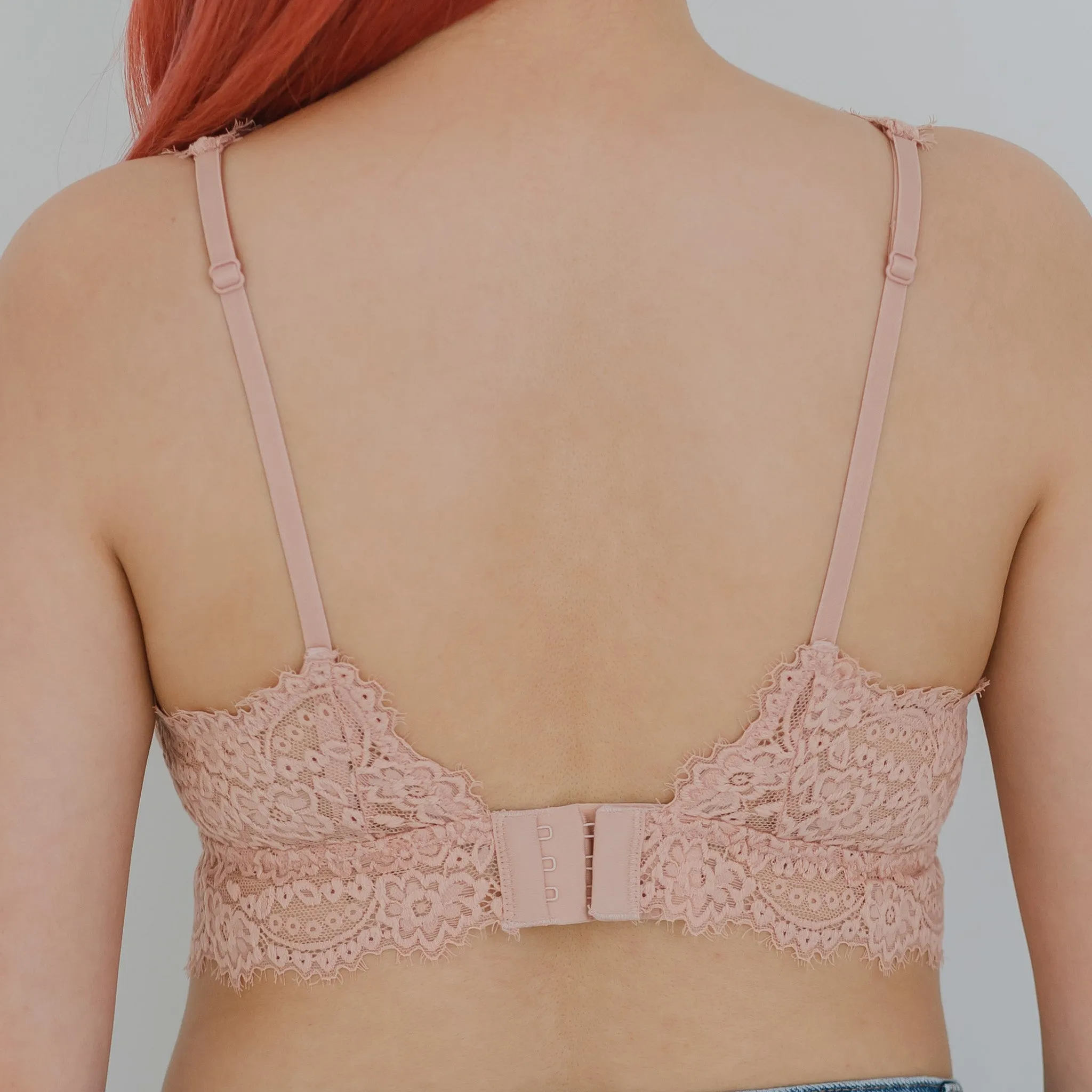 Petal Soft! Lace Lightly-Lined Bralette in Sweetberry