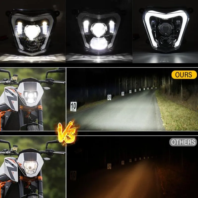 Phare LED moto KTM Duke 690 | 2012-2019 | Homologué