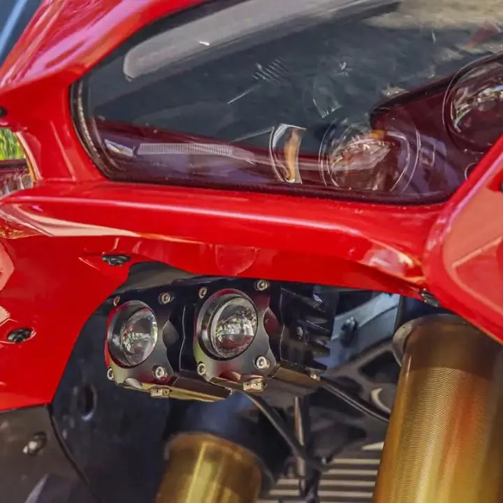 Phare moto LED Additionnel |  F150-S (Interrupteur Sans fil)