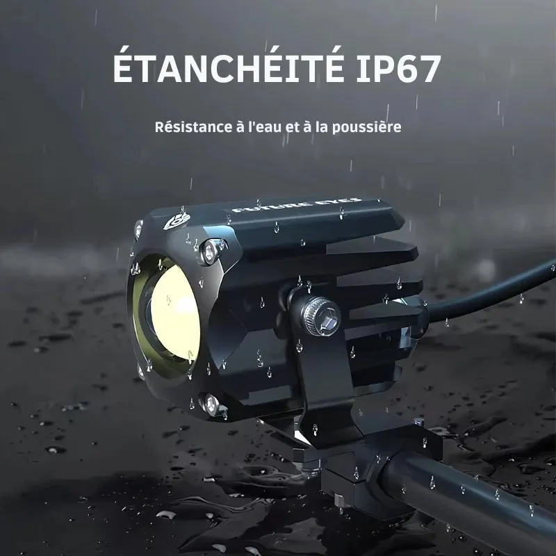 Phare moto LED Additionnel |  F150-S (Interrupteur Sans fil)