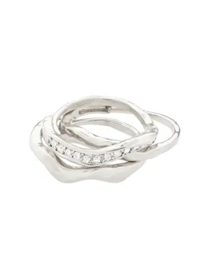 PILGRIM True 3-in-1 Ring Set