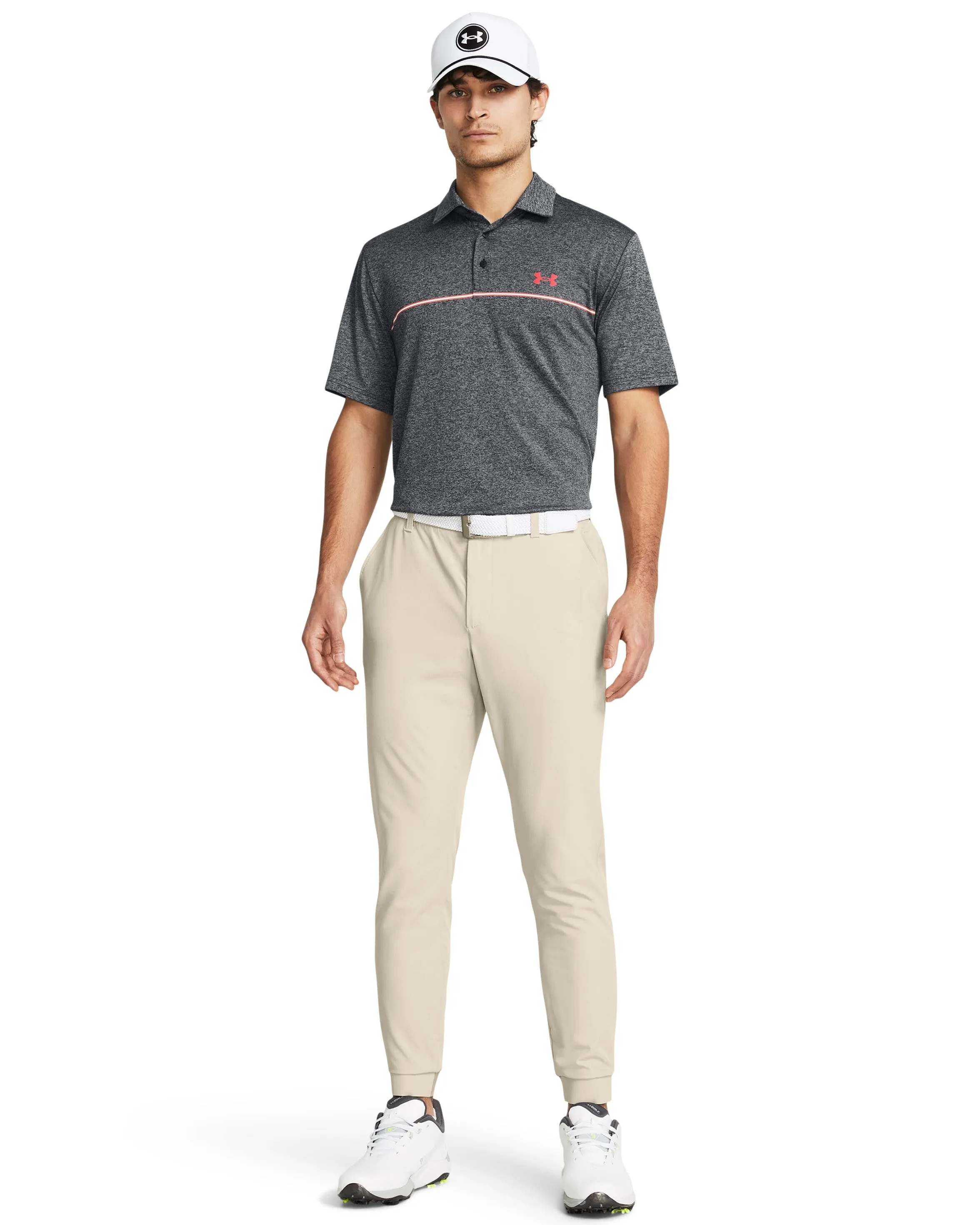 Polo de golf pour hommes Under Armour - PLAYOFF 3.0 STRIPE