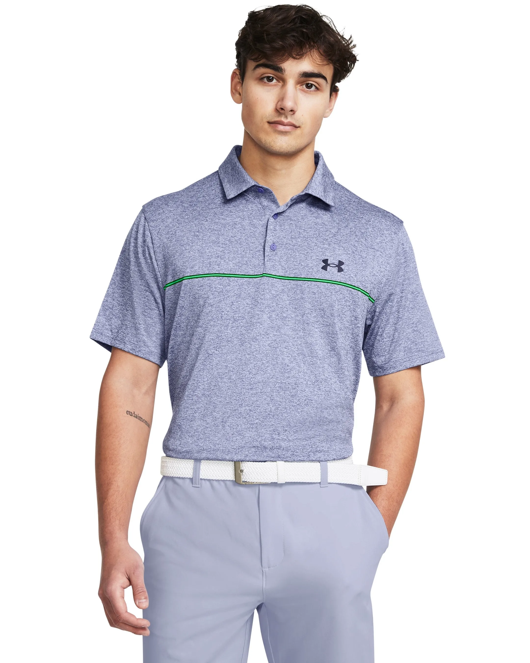 Polo de golf pour hommes Under Armour - PLAYOFF 3.0 STRIPE