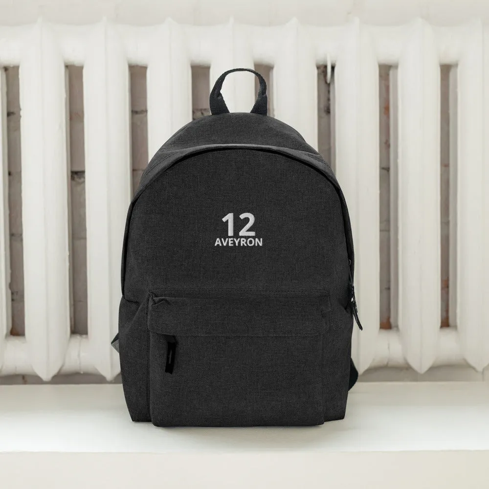 pour commencer à vendre  Sac à dos brodé - 12 Aveyron