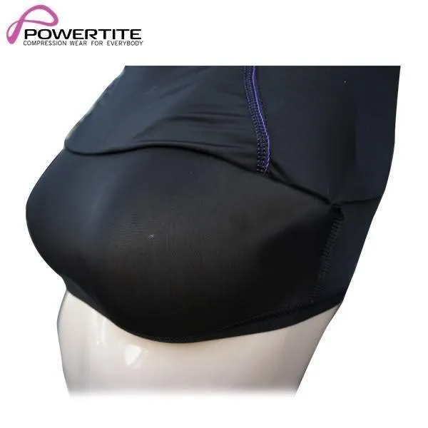 POWERTITE WOMENS COMPRESSION SKINS SLEEVELESS TANK TOP SINGLET & SUPPORT BRA - Size Small