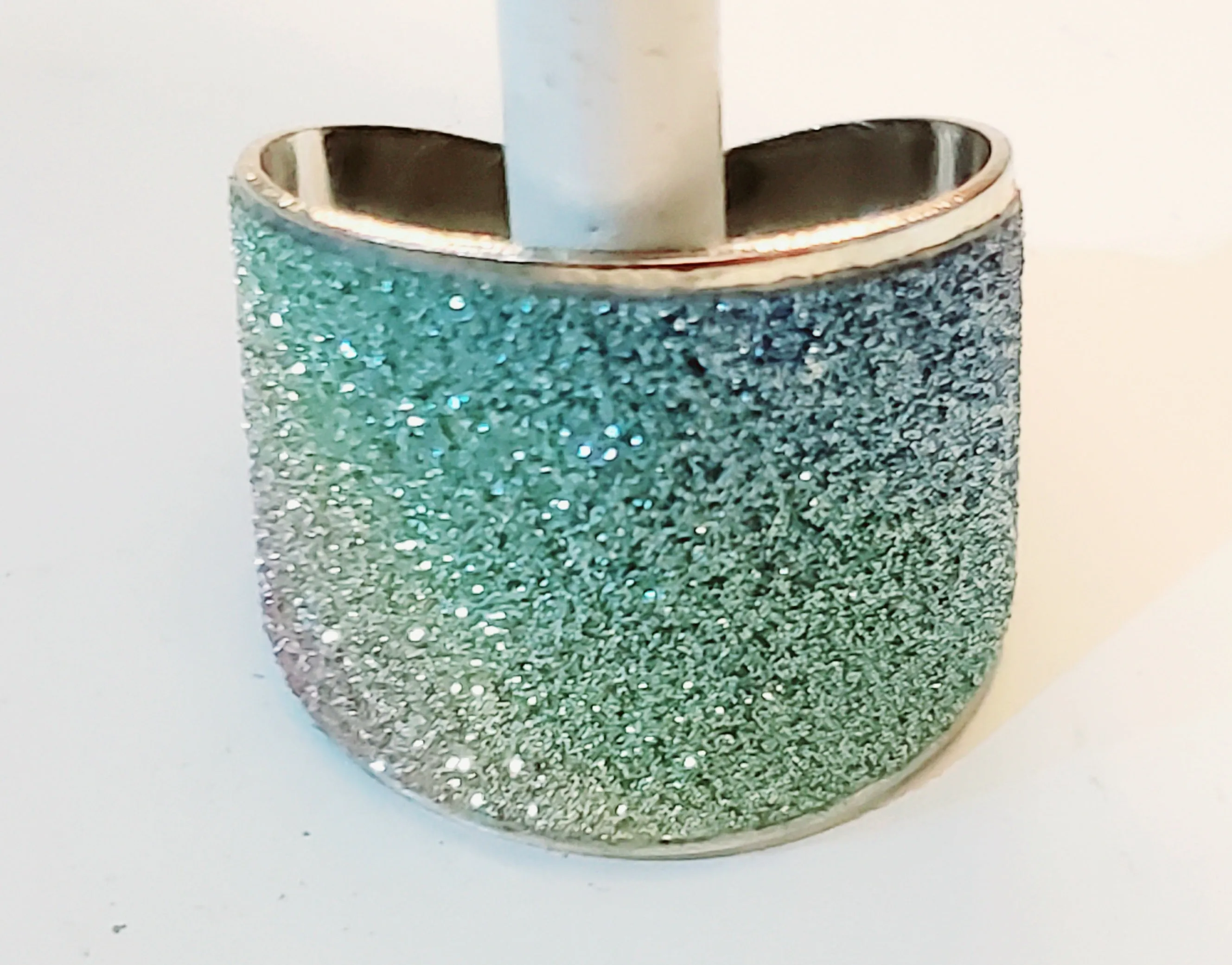 Rainbow Sparkling Ring Band