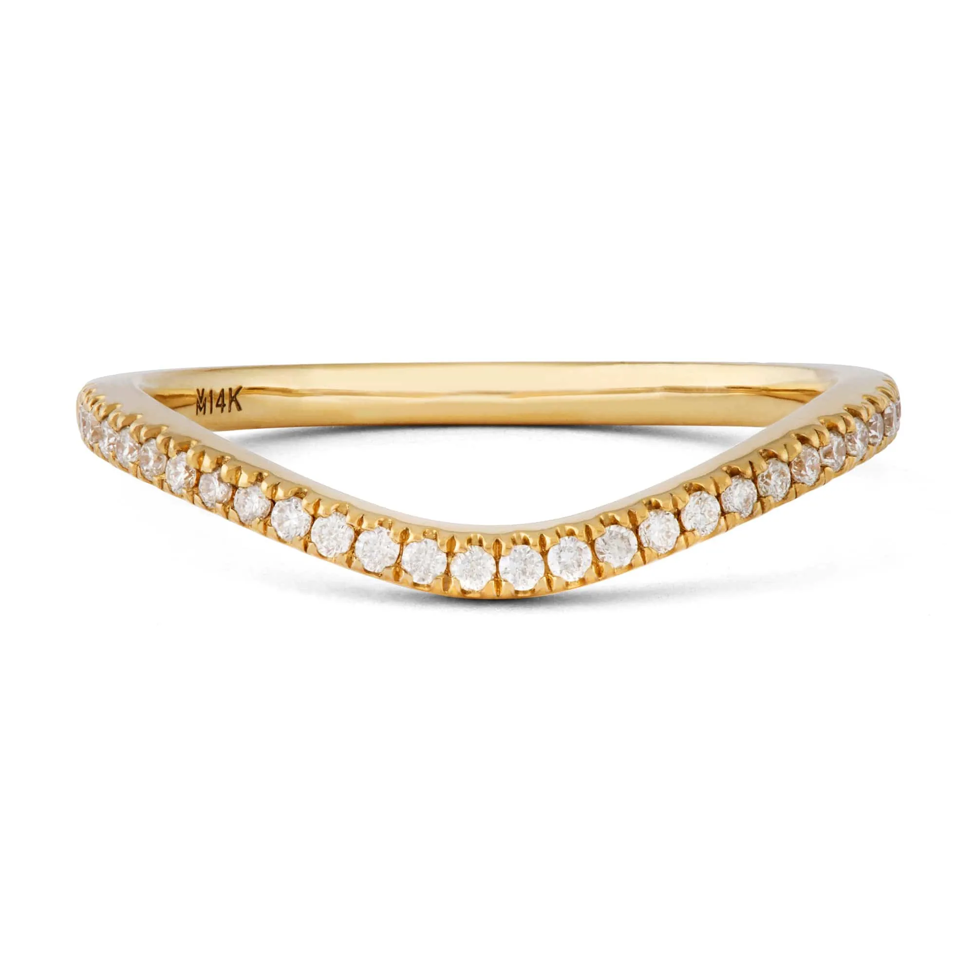 Ready to Ship - Diamond Wave Band (Size 4.5)