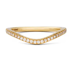 Ready To Ship - Diamond Wave Band (Size 5.75)