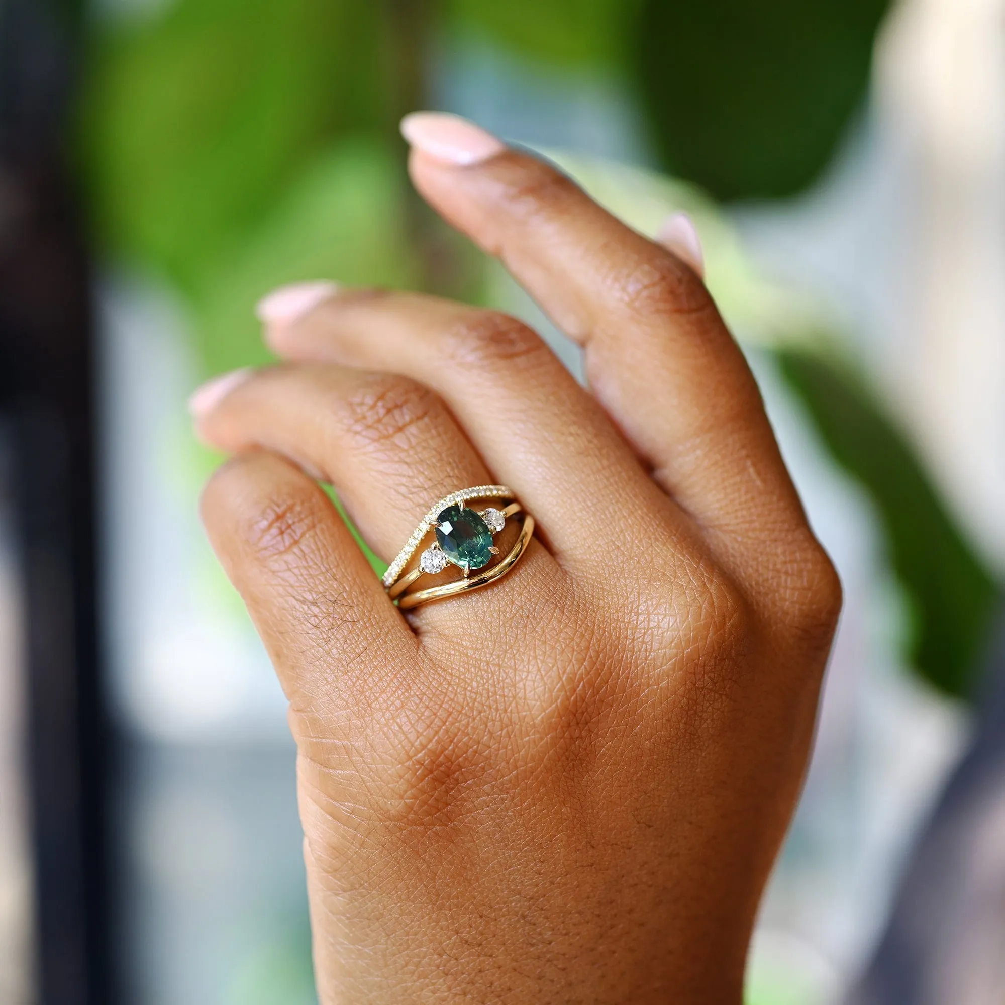 Ready To Ship - Diamond Wave Band (Size 5.75)