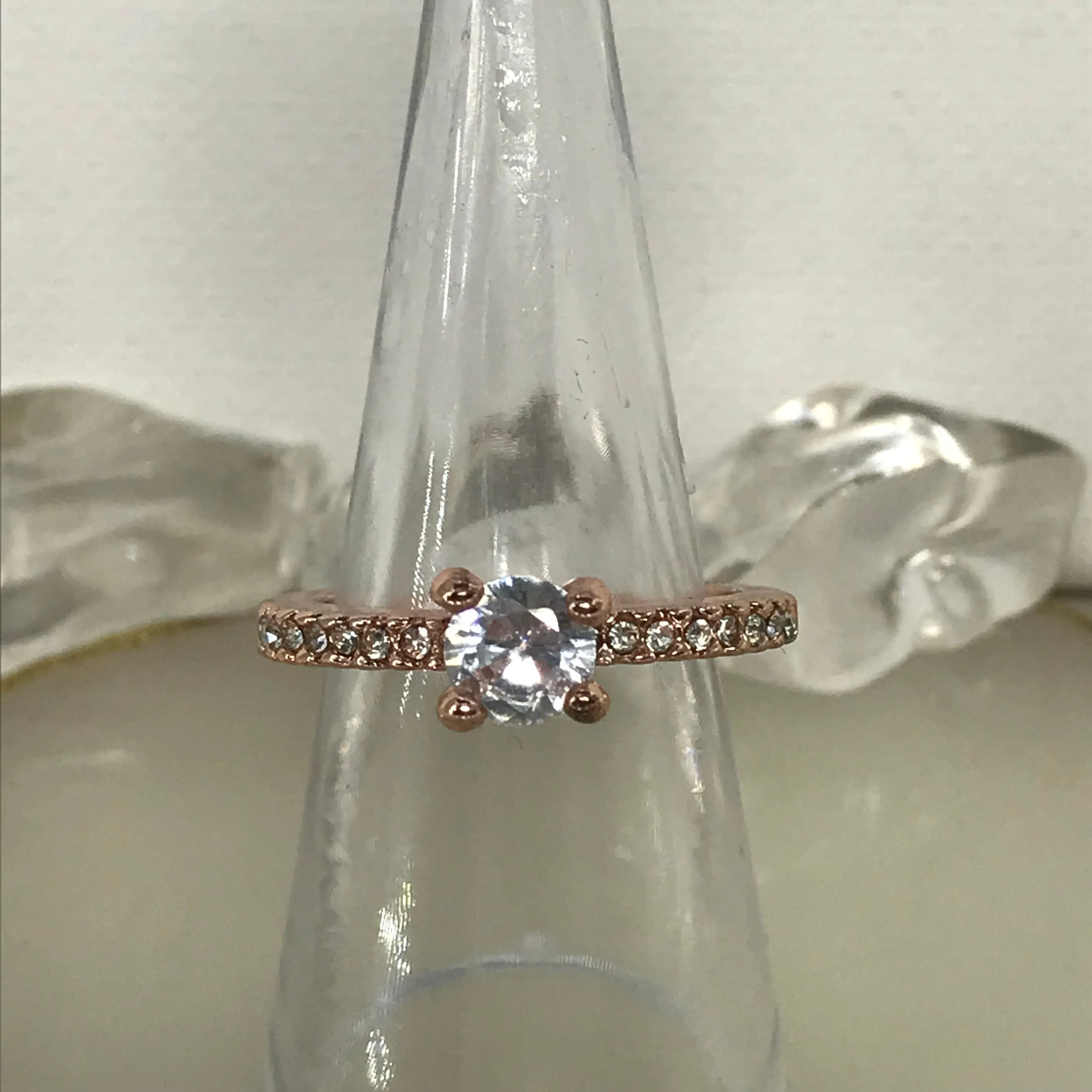 ~Ring: Rose Gold and Crystal Ring