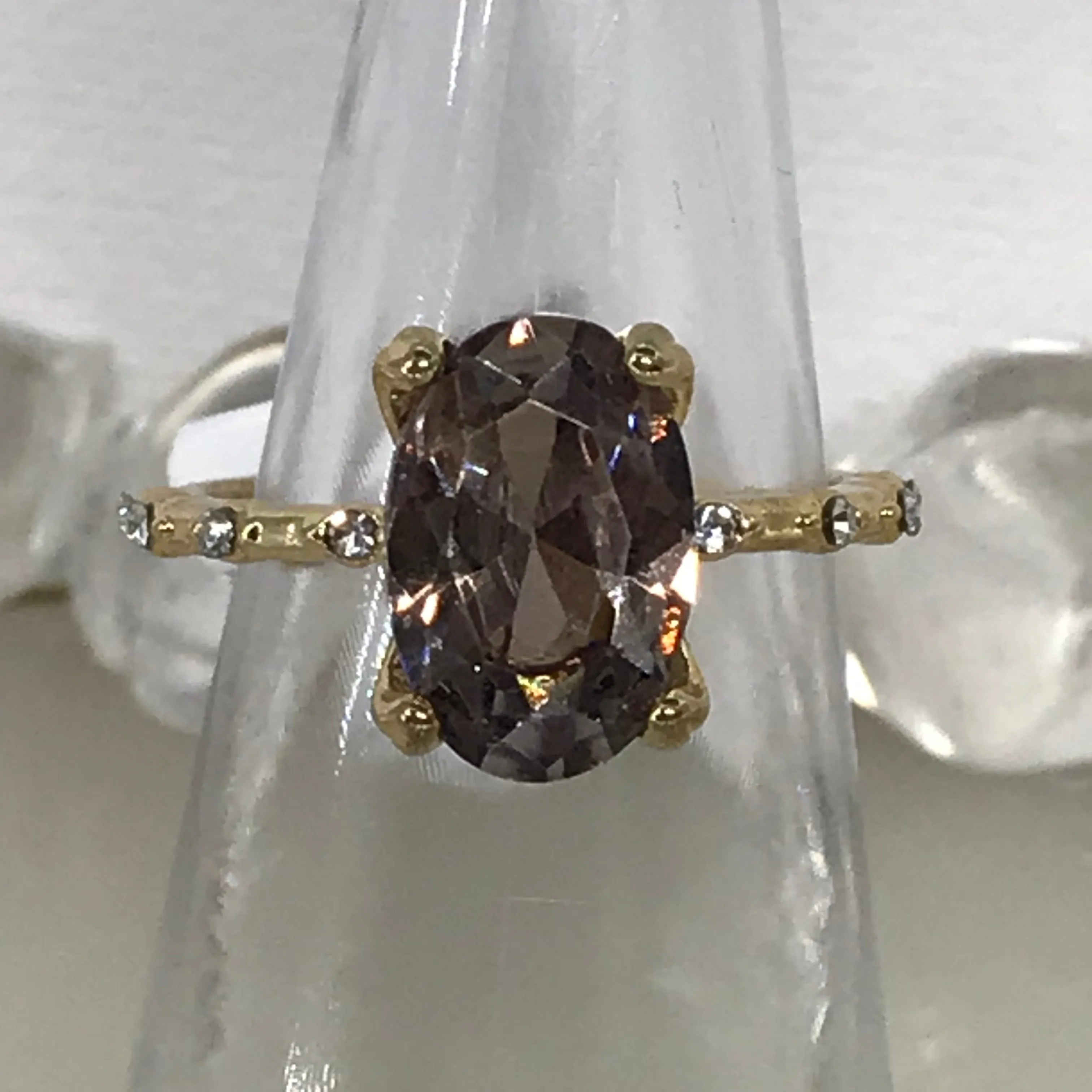 ~Ring: Rose Gold and Crystal Ring