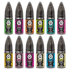 RIOT SALT 10ML NIC SALT BY RIOT SQUAD - 5MG|10MG|20MG- MIX&MATCH 4 X £10.00