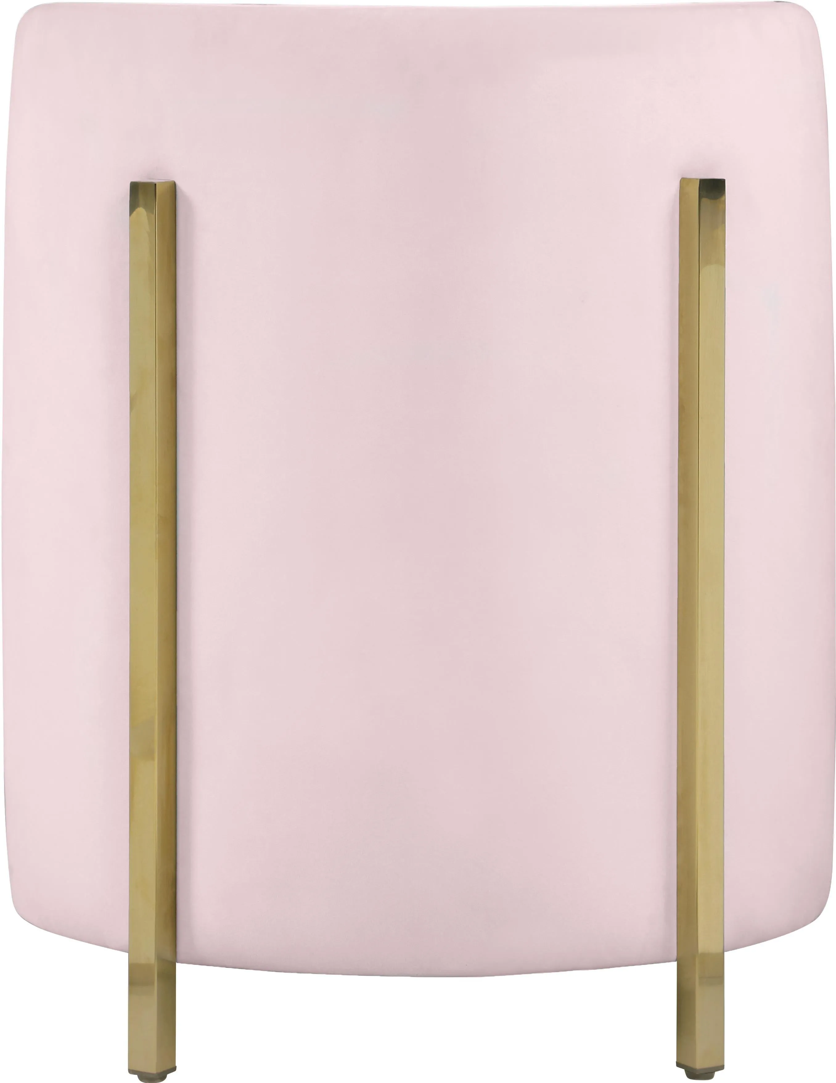 Rotunda Pink Velvet Accent Chair