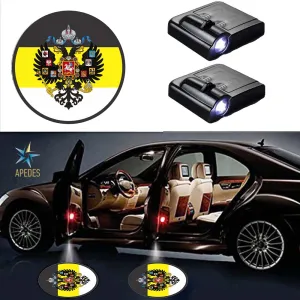 Russian Imperial Coat of Arms Car Door LED Projector Light (Set of 2) Wireless