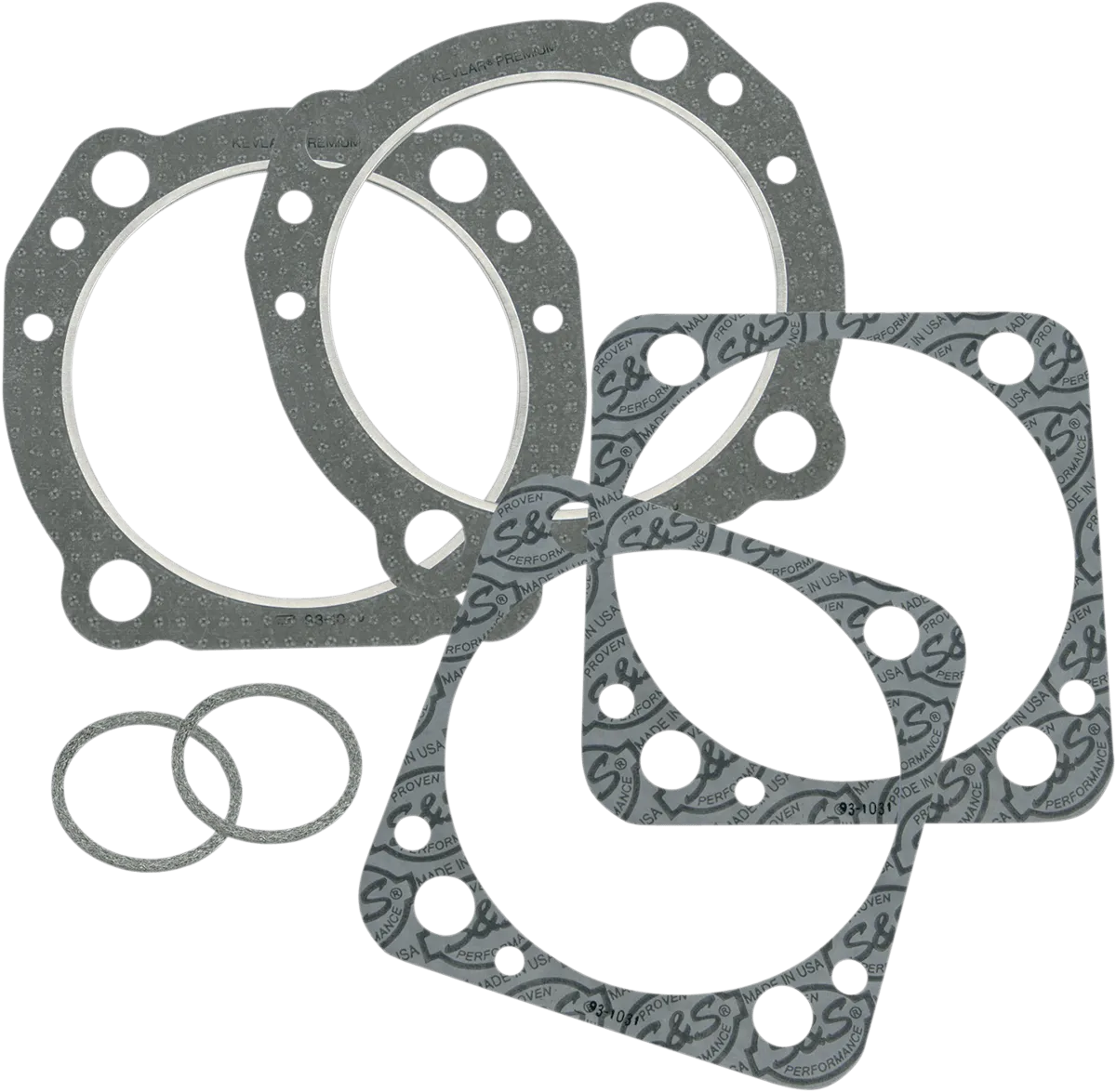 S&S Cycle 90-1906 Head Installation Gasket Kit for Super Stock Cylinder Heads - 3-5/8in. Bore