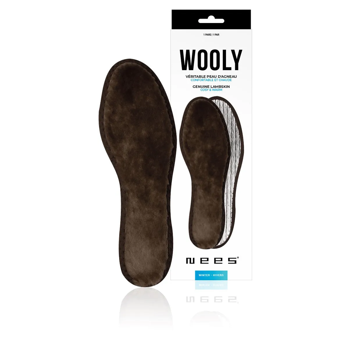 SEMELLES WOOLY - Semelles chaudes - NEES