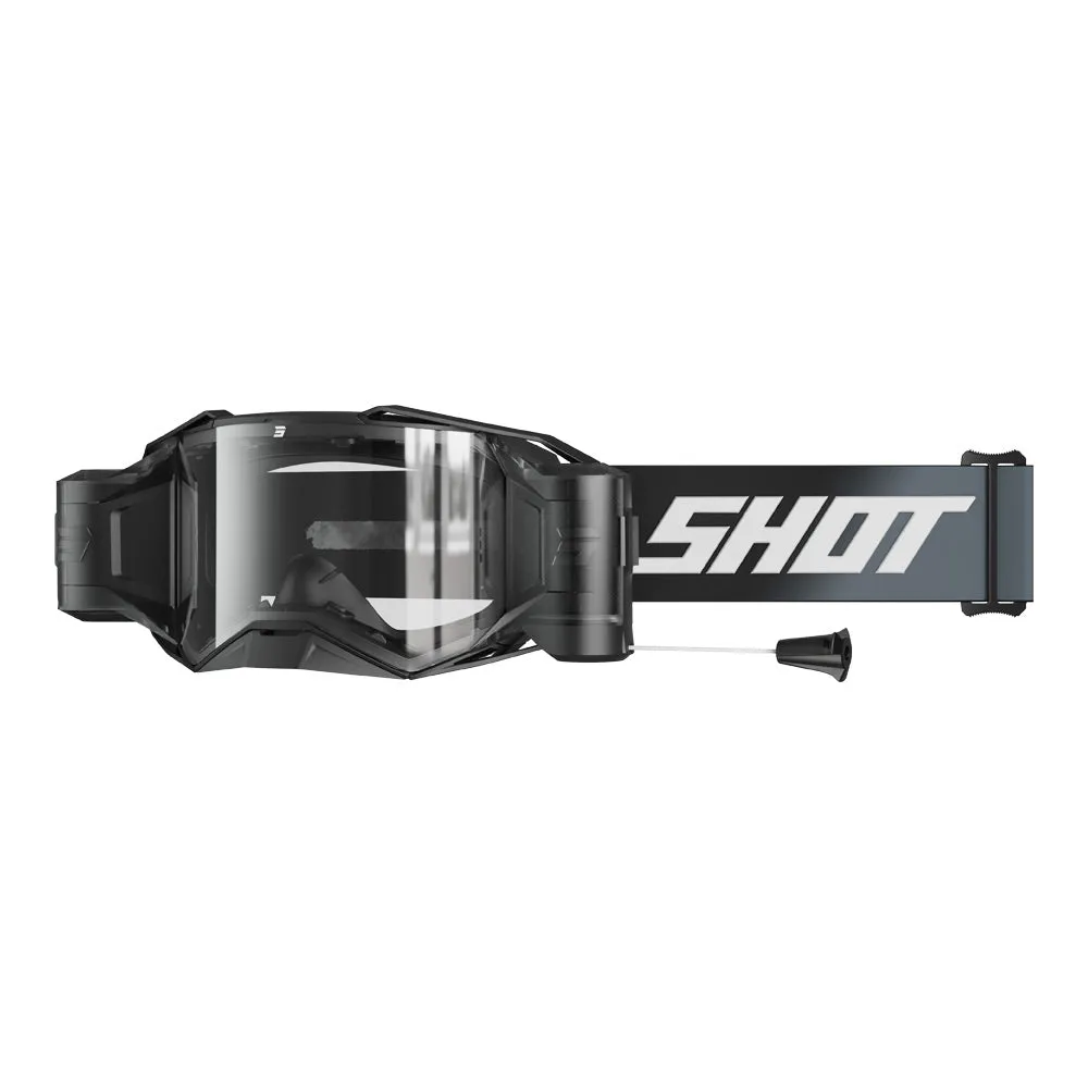 Shot - 2025 Lite Black Roll Off Goggles