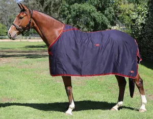 Show Circuit Cotton Rug Navy