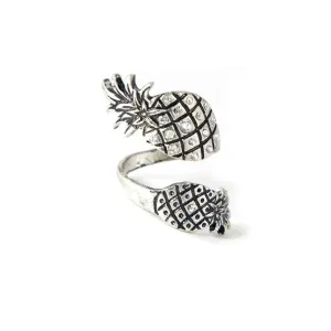 SILVER PINEAPPLE RING