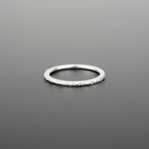 Silver Sparkle Ring - Single Ring