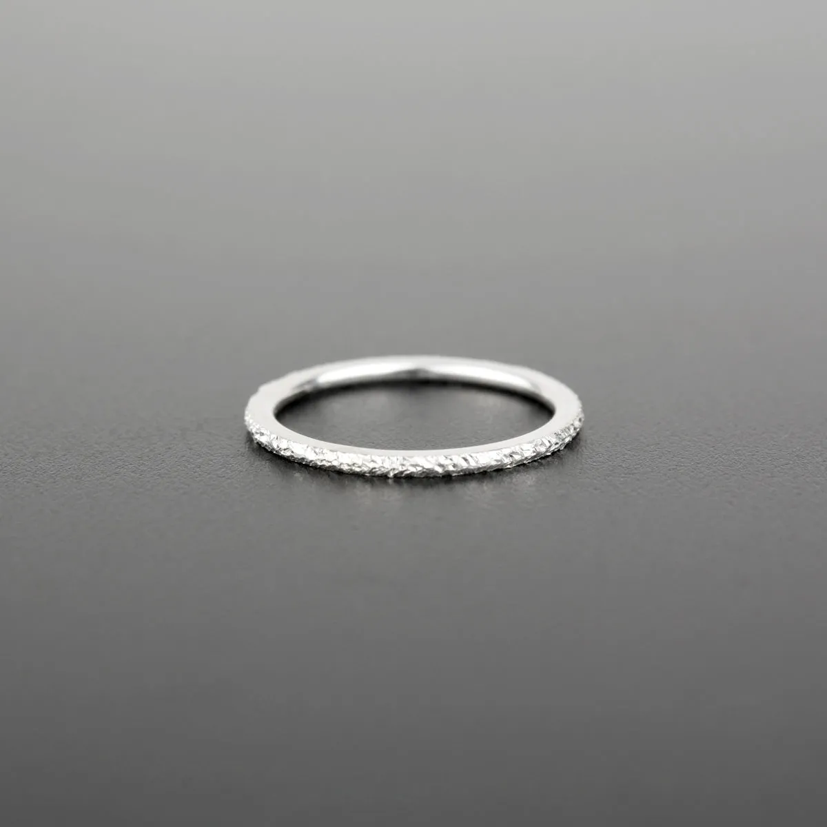 Silver Sparkle Ring - Single Ring