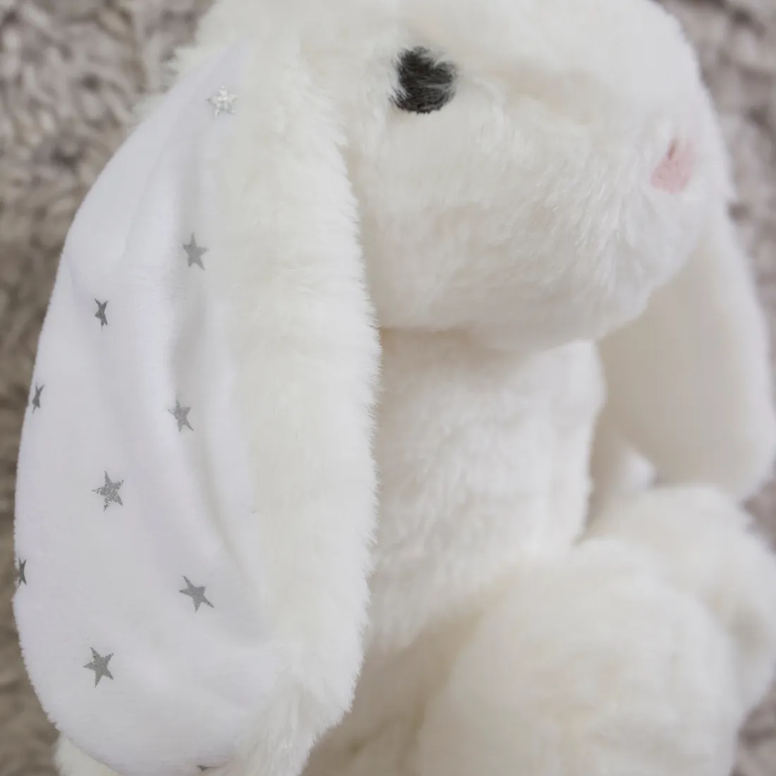 Soft Toy Bunny / Baby Teddy with Baby Safe Embroidered Eyes and Nose