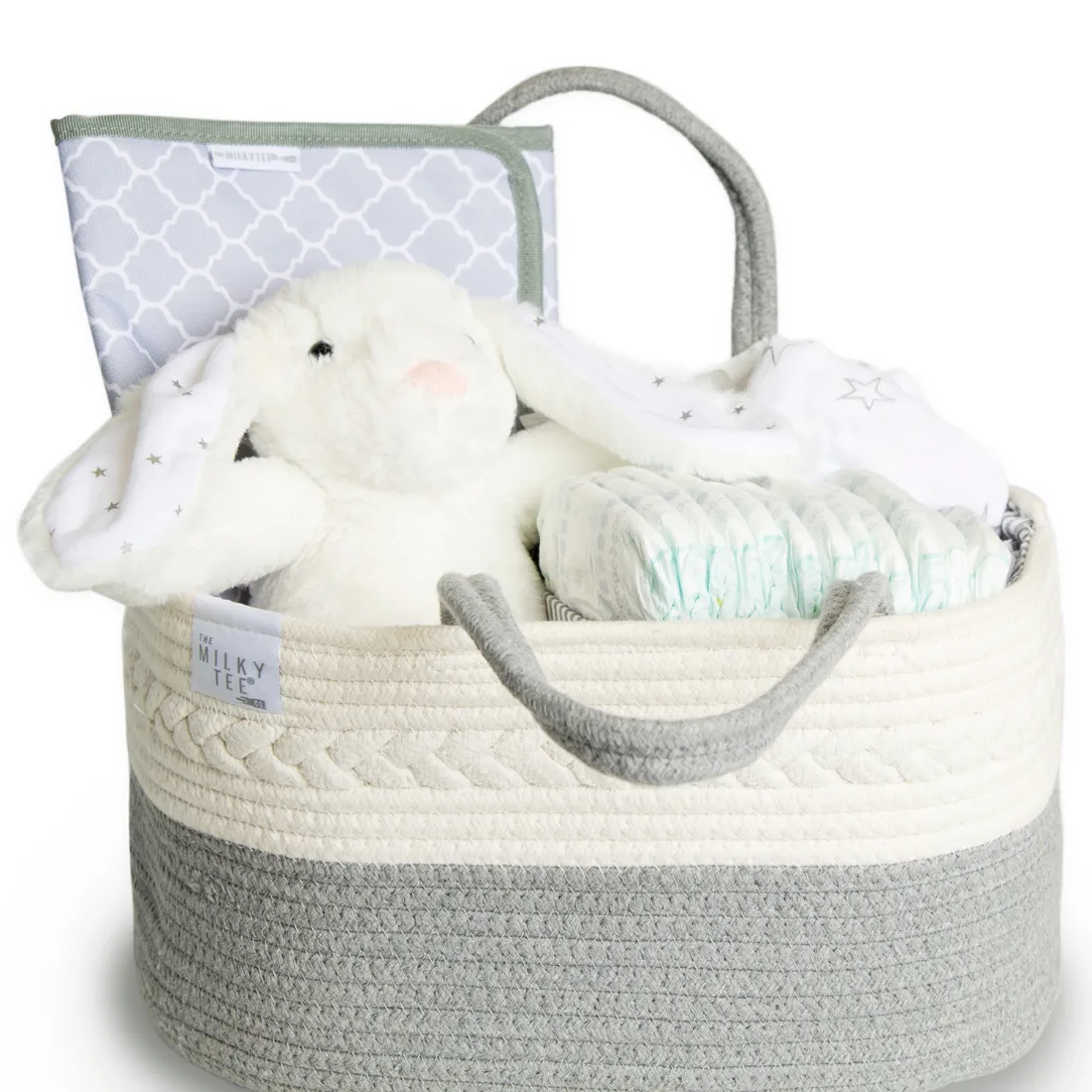 Soft Toy Bunny / Baby Teddy with Baby Safe Embroidered Eyes and Nose