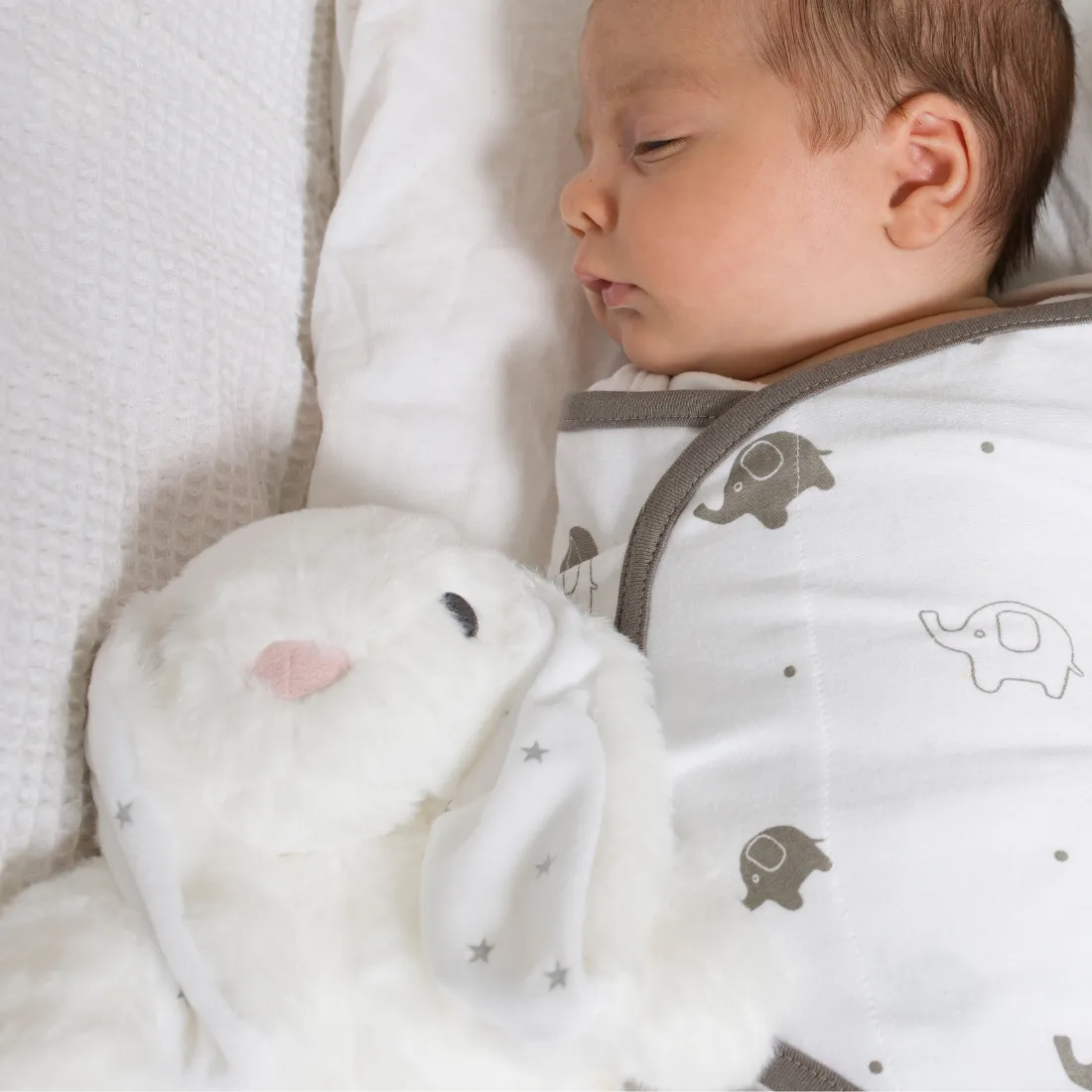 Soft Toy Bunny / Baby Teddy with Baby Safe Embroidered Eyes and Nose