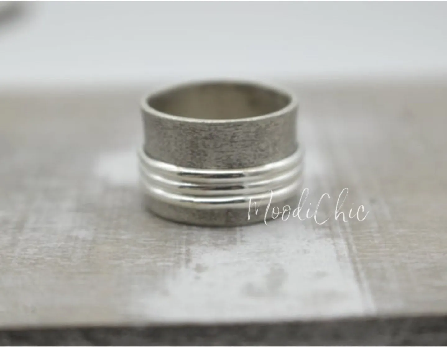 Spinner Ring - Sterling silver spinner Ring - Gift for her - Wide Band Ring - Fiddle Ring - Jewelry Sale - ring Band