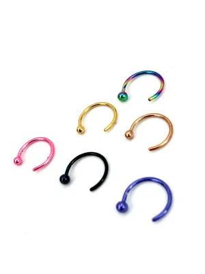 Stainless Steel Nose Ring Sku#NBR057-2