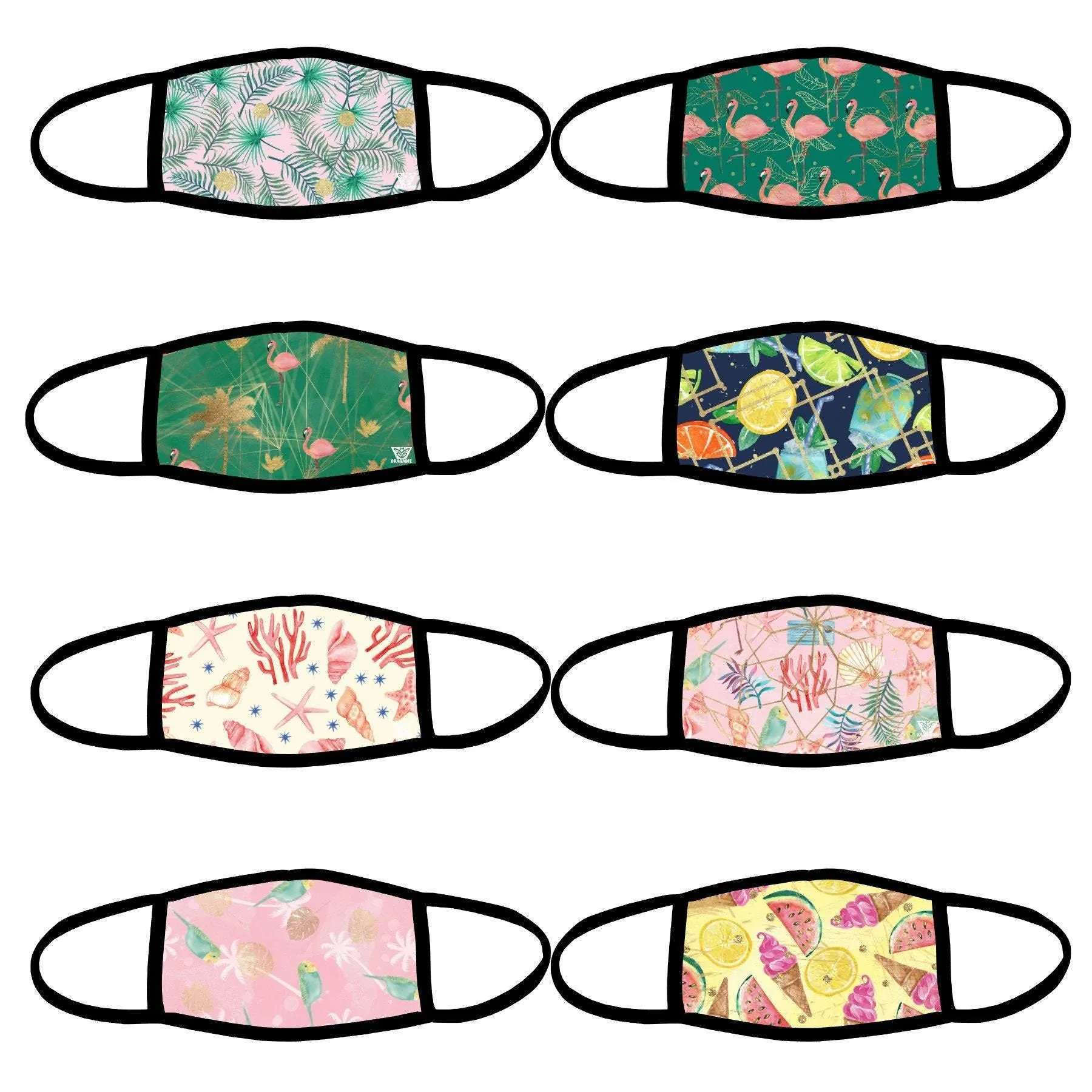 Summer Fun Face Mask / Washable / Dust Mask/ Face Mask for Adults/ Face Mask for Youth