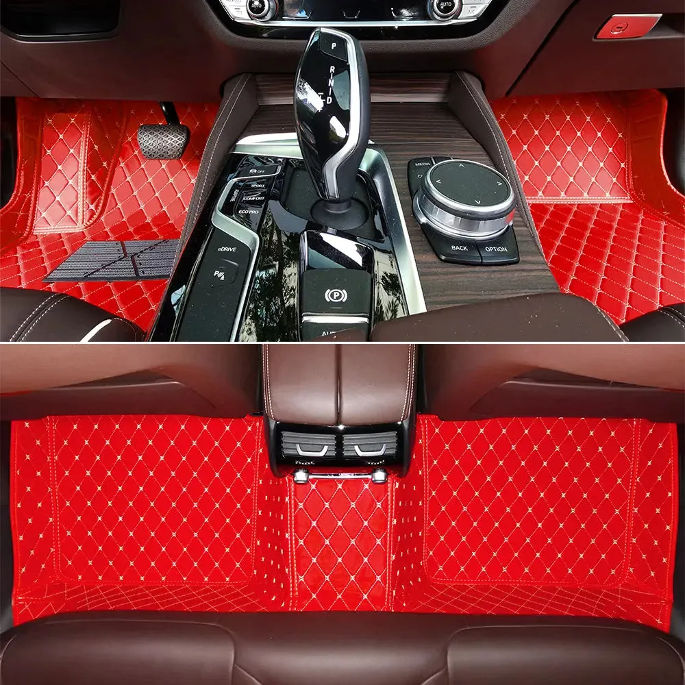 Tapis de Voiture Sur-Mesure en 3D - Avant & Arrière -