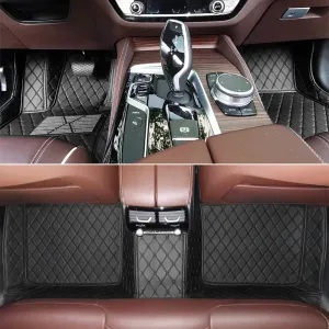 Tapis de Voiture Sur-Mesure en 3D - Avant & Arrière -