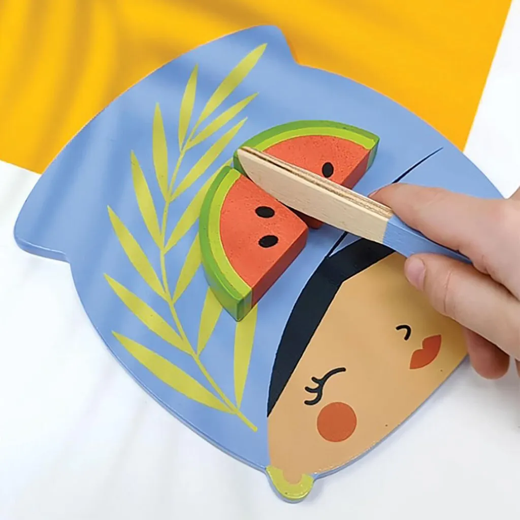 TENDER LEAF TOYS Tropical Fruit Chopping Board