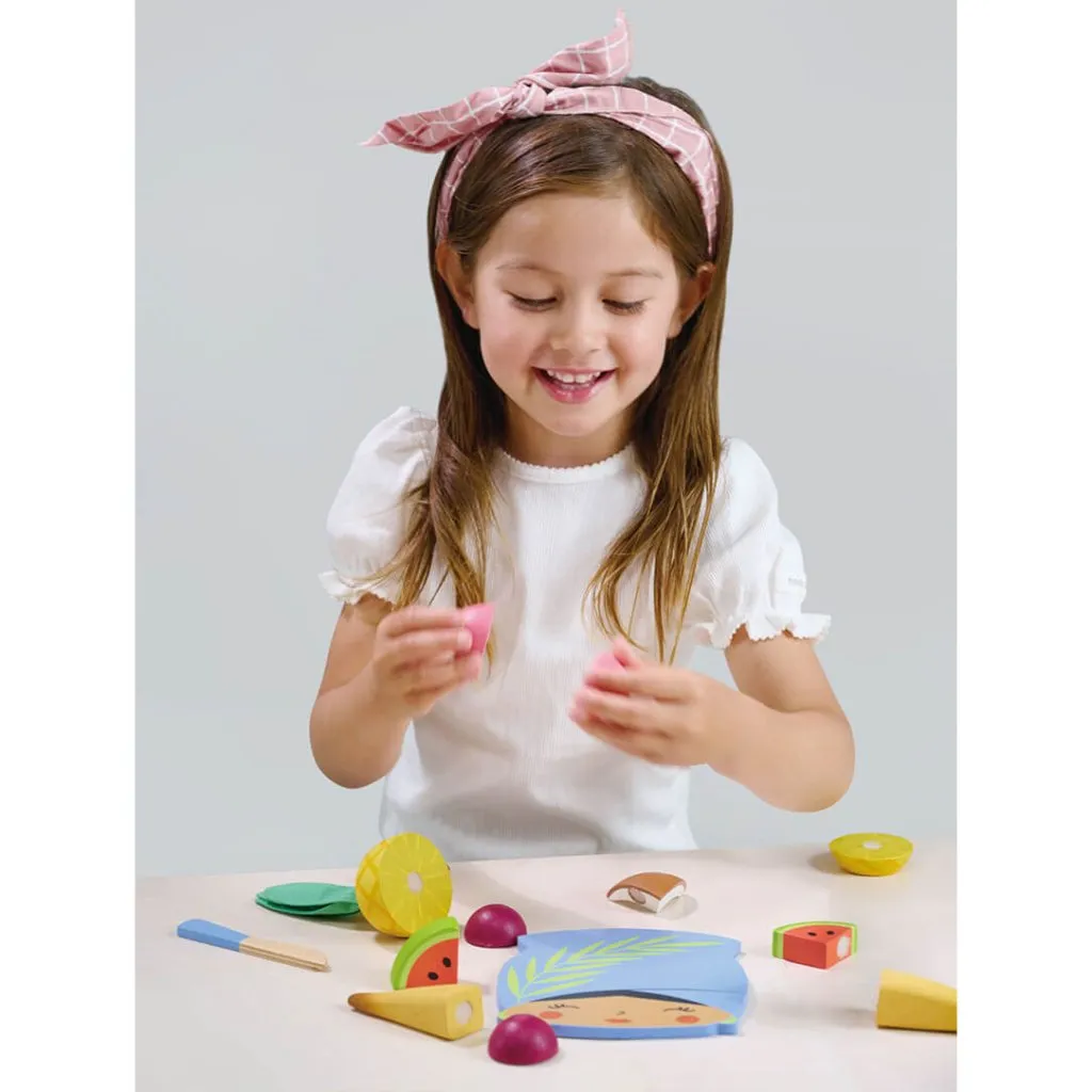 TENDER LEAF TOYS Tropical Fruit Chopping Board