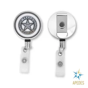 Texas Ranger Badge Badge Reel Holder