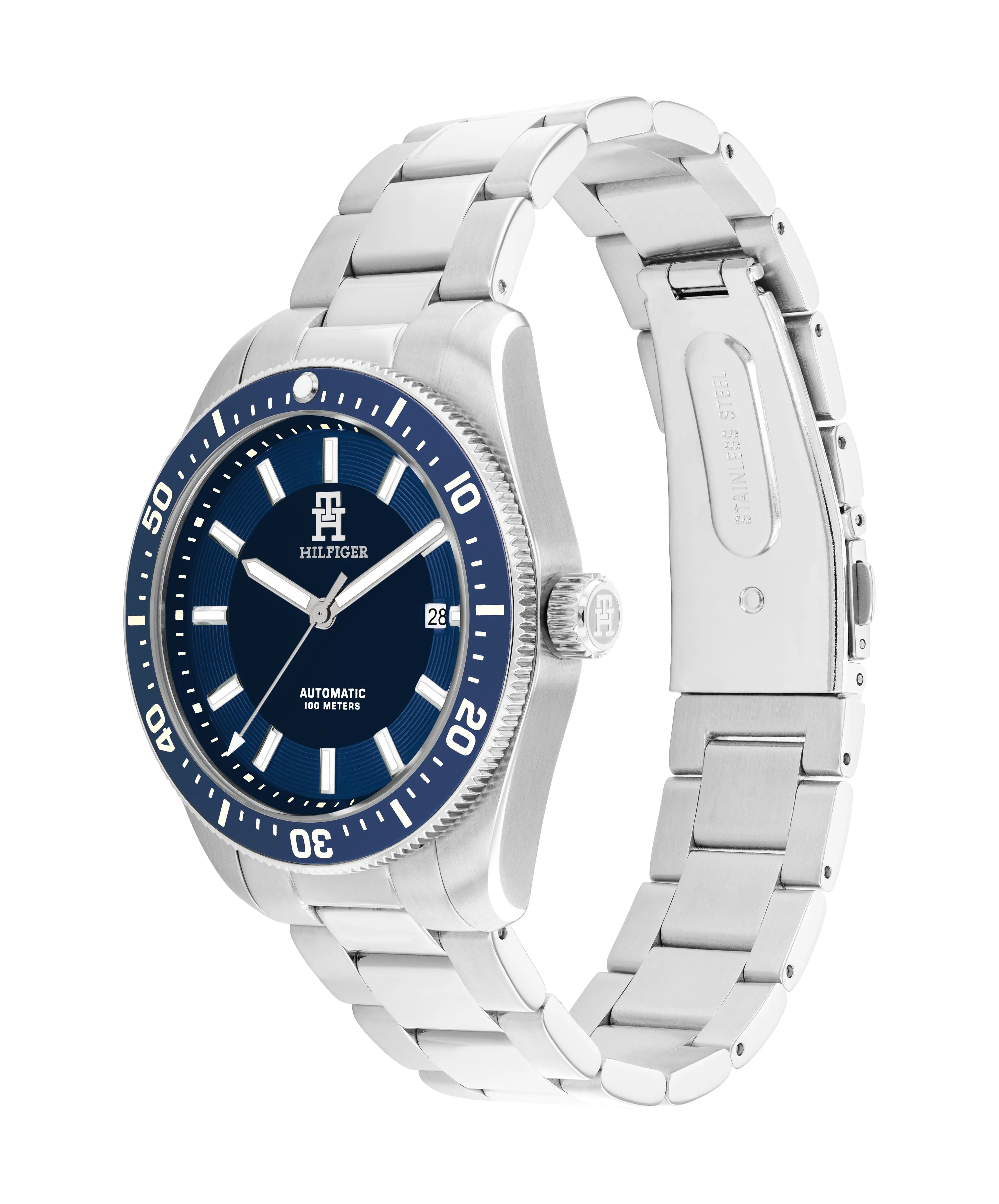 Tommy Hilfiger Th85 Stainless Steel Navy Dial Men's Watch 1710591
