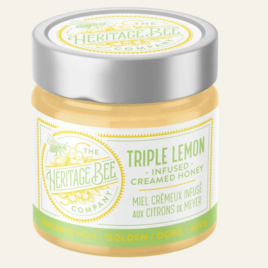 Triple Lemon Infused Creamed Honey