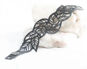 tropical leaf bracelet